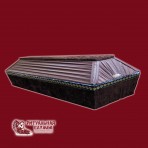 гроб обитый тканью атлас-бархат