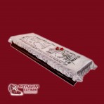 покрывало шелк церковное с белой оборкой